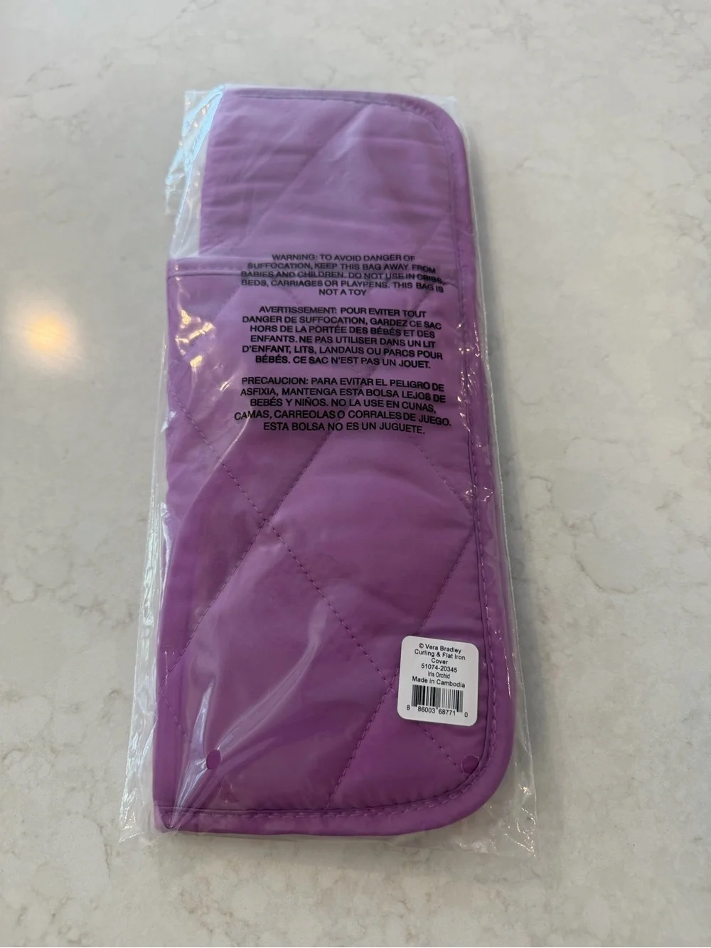 Vera Bradley quilted sleeve